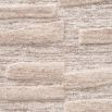 Wool beige rug with creamy textural accents