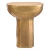 Modern Y-shaped antique brass side table 