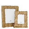 gold drip effect picture frame in large