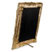 gold drip effect picture frame in large