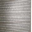 Rectangular metal wall art with mirror glass face
