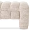 A contemporary bench by Eichholtz with a stunning sand coloured upholstery 
