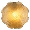Gorgeous wall light featuring frosted glass and antique brass accents