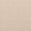 Cream linen upholstered bar stool with horizontal fluting and brass frame