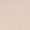 cream coloured linen dining chair with black wooden back
