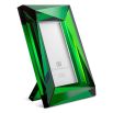 Green crystal glass picture frames in small