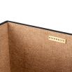 Black croc leather desk set, letter holder, pencil box and bin