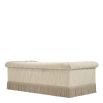Classic opulent style sofa with a tasseled base