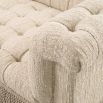 Classic opulent style sofa with a tasseled base
