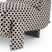 Modern chair in round, geometric design