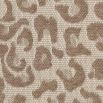 Stylish chair with curved back in luscious leopard print