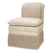 Classic opulent style dining chair with a tasseled base