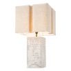 A striking piece made with the traditional Raku technique with a crackled white finish.