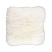 New Zealand sheepskin ivory cushion