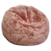 A sumptuously soft New Zealand Sheepskin beanbag with a long wool finish