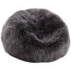 A sumptuously soft New Zealand Sheepskin beanbag with a long wool finish