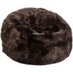 A sumptuously soft New Zealand Sheepskin beanbag with a long wool finish