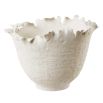 Off-white bowl with natural edged design
