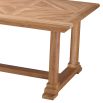 Stunning teak wood dining table for outdoor use