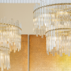 Elevate your space with the Starlet Chandelier from our Luxe Collection, featuring dazzling crystals and elegant design for a stunning ambiance.