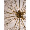 A sparkling and magical firework-style chandelier with crystal beads by Hudson Valley