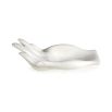hand-shaped porcelain fruit bowl
