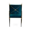Jonathan Adler Rider Armchair – Rialto Peacock 