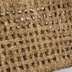 Rattan chair with accentuated wooden arms