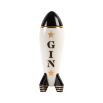 Contemporary rocket-shaped Gin decanter by Jonathan Adler 