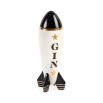 Contemporary rocket-shaped Gin decanter by Jonathan Adler 