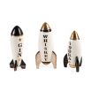 Contemporary rocket-shaped Gin decanter by Jonathan Adler 