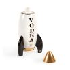 Contemporary rocket-shaped Vodka decanter by Jonathan Adler 