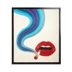 beaded multicoloured contemporary wall art 