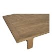 Recycled rectangular oak coffee table 