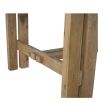 Rectangular recycled light oak dining table