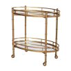 2 Tier Mirrored Drinks Trolley