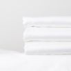 Luxury classic hotel 300tc white flat sheet