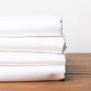 Luxury classic hotel 300tc white flat sheet