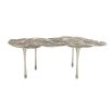 Gingko leaf patterned coffee table