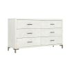 A harringbone style dresser