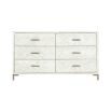 A harringbone style dresser