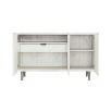 Chic sideboard with a herringbone design