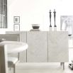 Chic sideboard with a herringbone design