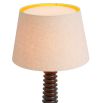 Ribbed style floor lamp in dark bronze finish