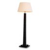 Ribbed style floor lamp in dark bronze finish