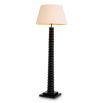 Ribbed style floor lamp in dark bronze finish