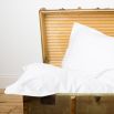 Luxury hotel soft and strong 400tc white oxford pillowcases