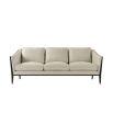 Sleek and sumptuous three seter sofa with dark outline