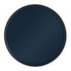 Navy blue fibreglass side table with round tray top