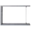 Grey console table with optical glass column